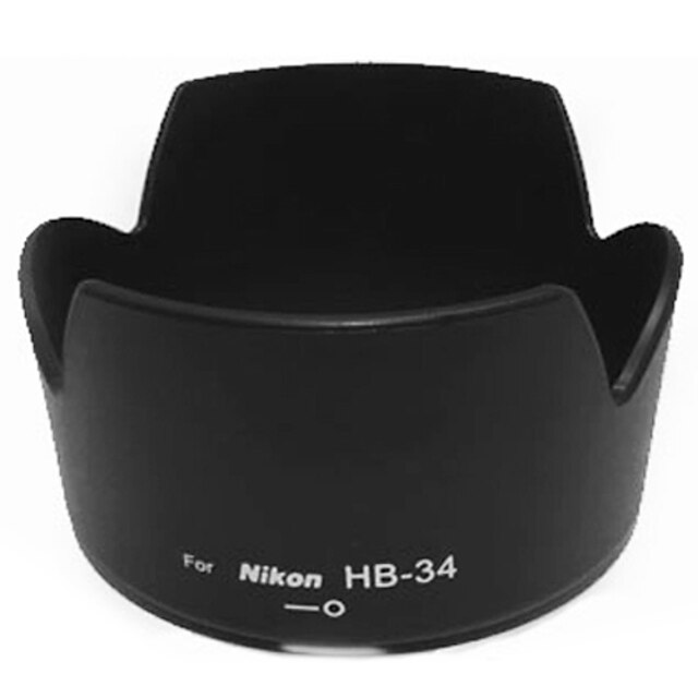  HB-34 vastavalosuoja Nikon AF-S DX 55-200mm F4-5,6 g ed hb34