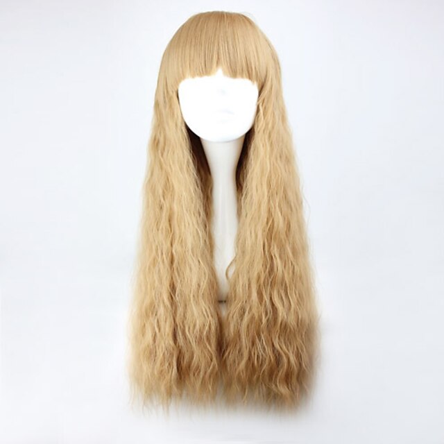  Lolita Cosplay Wigs Women's 28 inch Heat Resistant Fiber Anime Wig