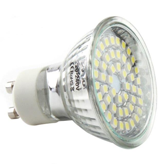  1st 3 W LED-spotlights 250-300 lm GU10 48 LED-pärlor SMD 2835 Varmvit Kallvit Naturlig vit 220-240 V
