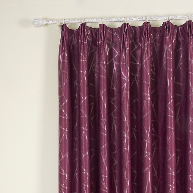  Curtains Drapes Living Room Polyester Jacquard