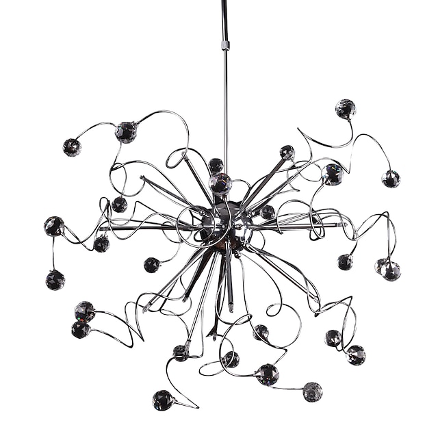  Kryształ / Styl MIni Lampy widzące Sputnik Chrom Współczesny współczesny 110-120V / 220-240V