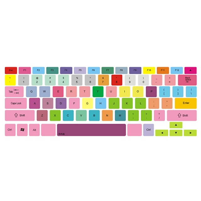  Colorful Design Keyboard Cover for 13