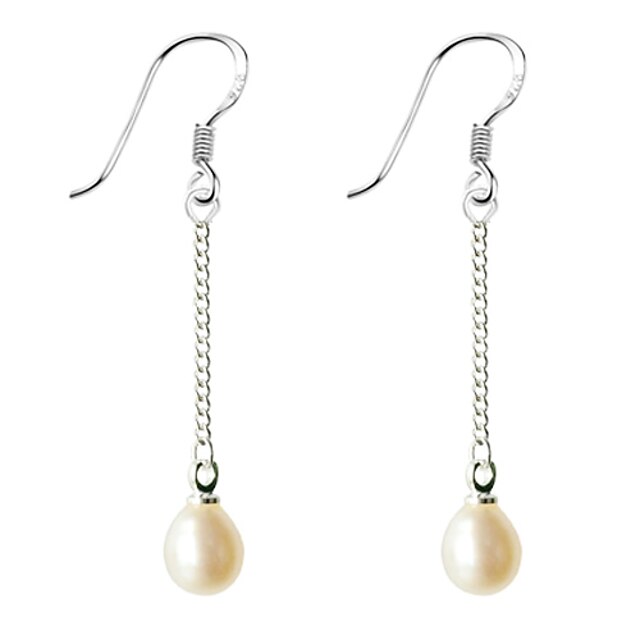  1pc Drop Earrings For Women's Pearl Pearl Alloy