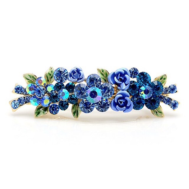  alliage de mariage magnifique avec strass Barrette