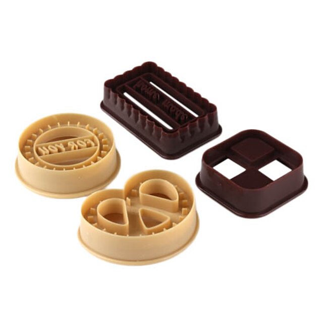  Bakeware eszközök Műanyag Környezetbarát / DIY Torta / Keksz / Csokoládé sütőformát