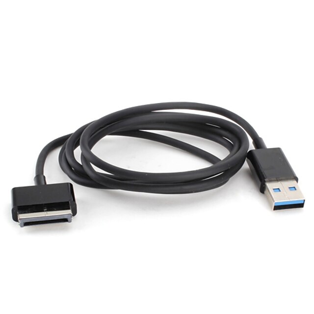  USB data/synchronisatie/oplaadkabel, voor Asus EeePad Transformer TF101 (zwart)