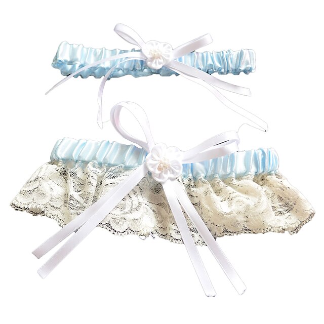  Polyester / Lace Classic Wedding Garter With Bowknot Garters