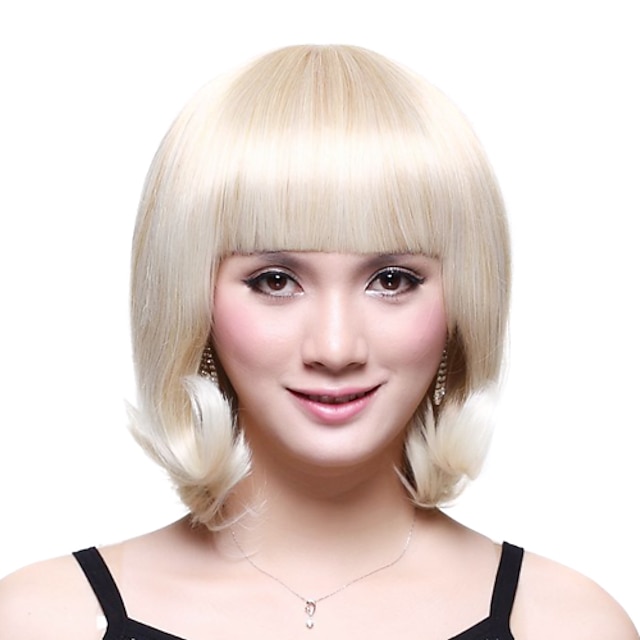  Synthetic Wig Curly / Classic Synthetic Hair 12 inch Wig Women's Capless
