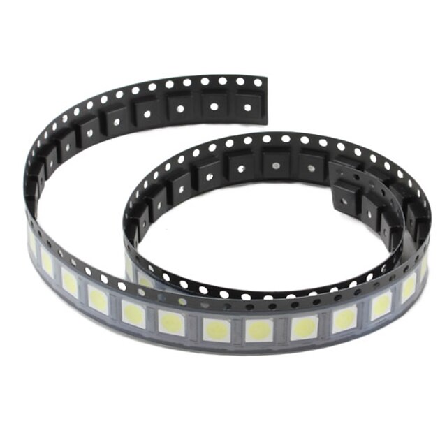  0.2W 10-12LM 10000-12000K Cold White Light 5050 SMD LED Emitters (50-Piece Pack)