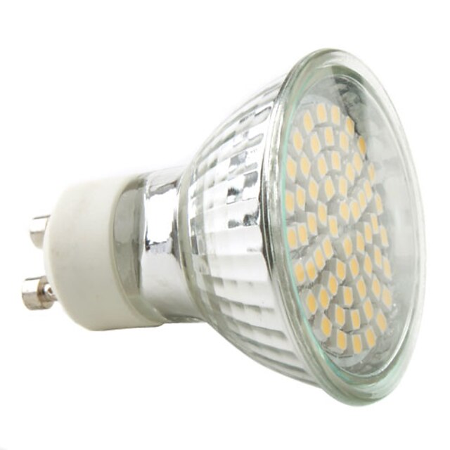  3W GU10 LED-spotpærer MR16 60 SMD 3528 230 lm Varm hvit AC 220-240 V