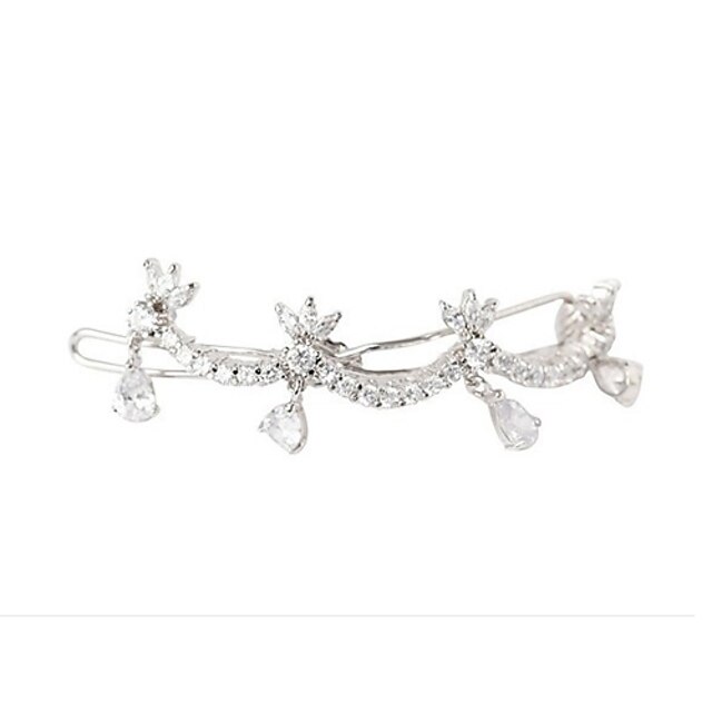  Elegant Alloy With Rhinestone Wedding/Special Occasion Barrette/Headpiece