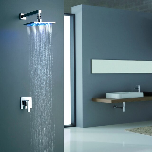  Contemporary  with  Chrome Single Handle Two Holes  for Wall Mount LED
