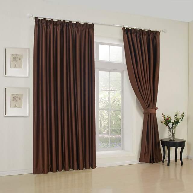  Skräddarsydd Mörkläggande gardiner draperier Två paneler 2*(W183cm×L213cm)