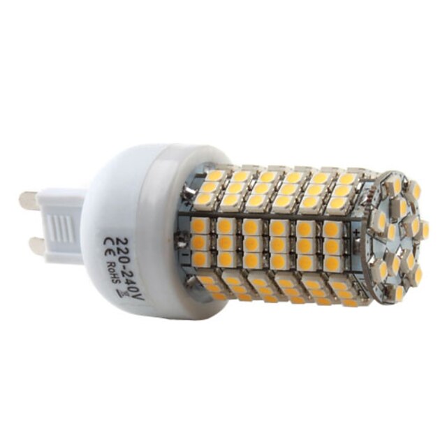  Becuri LED Corn 2800 lm G9 T 138 LED-uri de margele SMD 3528 Alb Cald 220-240 V