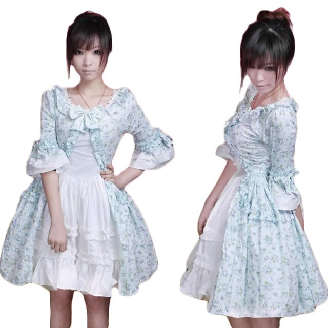  Sweet Lolita Country Lolita Dress Medium Length Cotton Dress Lolita Accessories