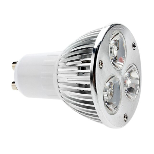  5W GU10 Lâmpadas de Foco de LED MR16 3 COB 310 lm Branco Quente Regulável AC 220-240 V