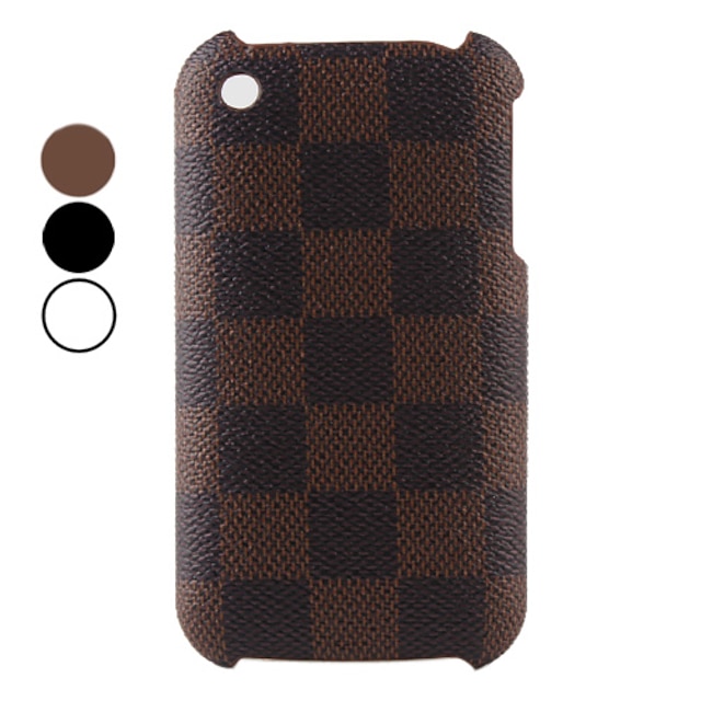  Lattice Pattern Hard Case for iPhone 3G and 3GS (Assorted Color)