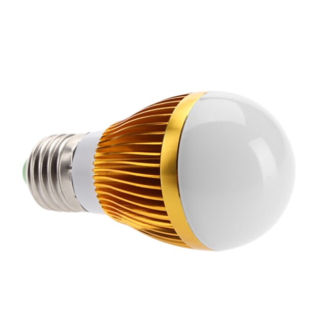  3000lm E26 / E27 Lampadine globo LED 3 Perline LED LED ad alta intesità Bianco caldo 100-240V