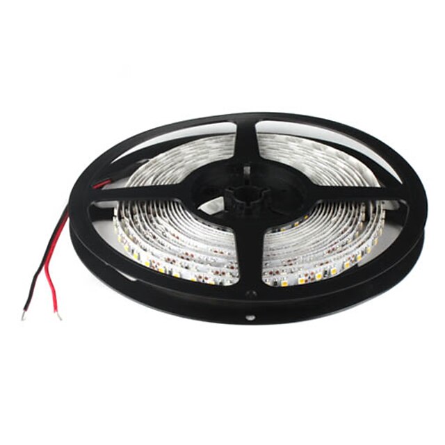  5 m Tiras LED Flexibles 600 LED 3528 SMD Amarillo 12 V