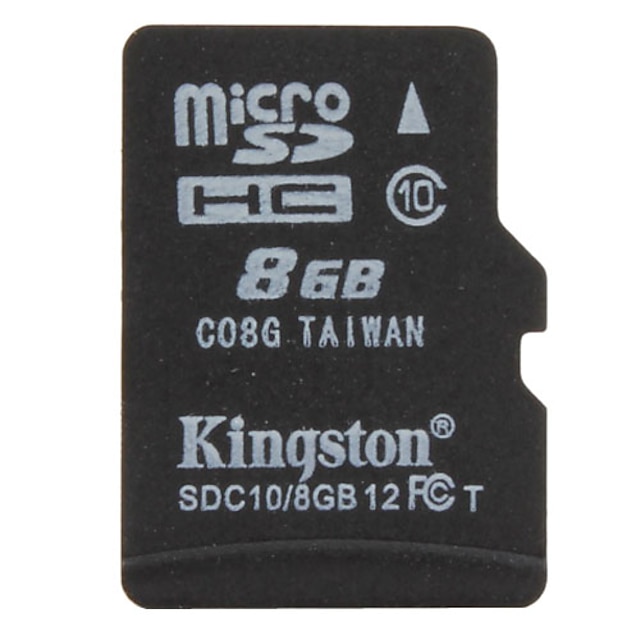  8GB Kingston luokan 10 micro sd / TF SDHC-muistikortti