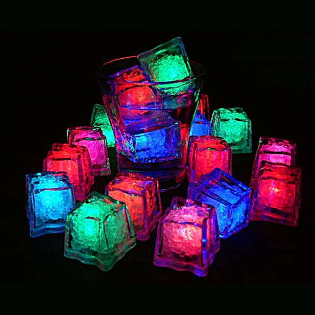  20 - LED cuburi de gheata lumini de schimbare a culorilor de lumină