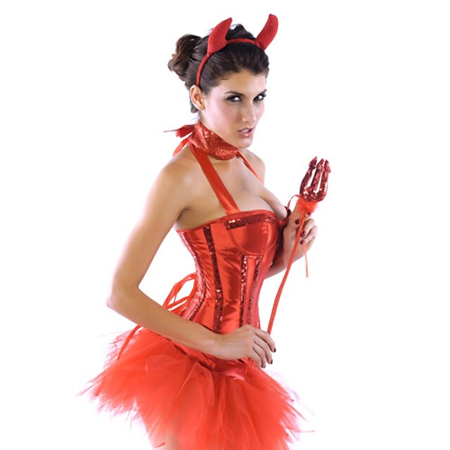  Angelo e diavolo Costumi Cosplay / Vestito da Serata Elegante Per donna Halloween / Carnevale Feste / vacanze Costumi Halloween Collage