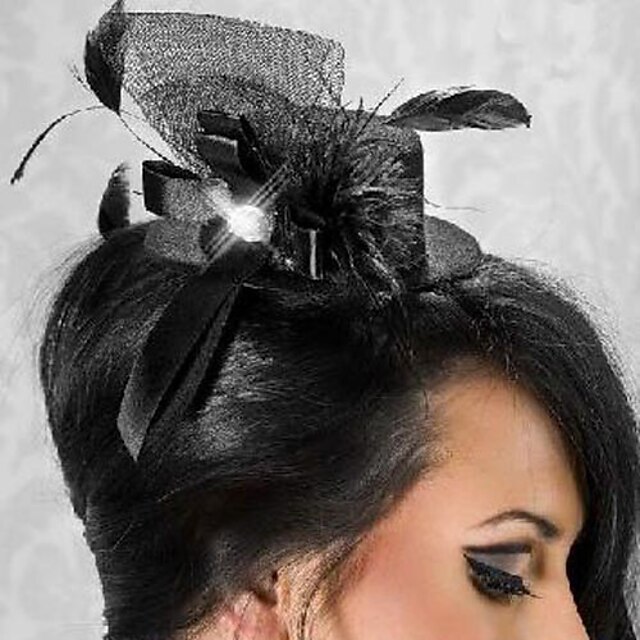  Women's Tulle Headpiece-Wedding / Special Occasion Fascinators