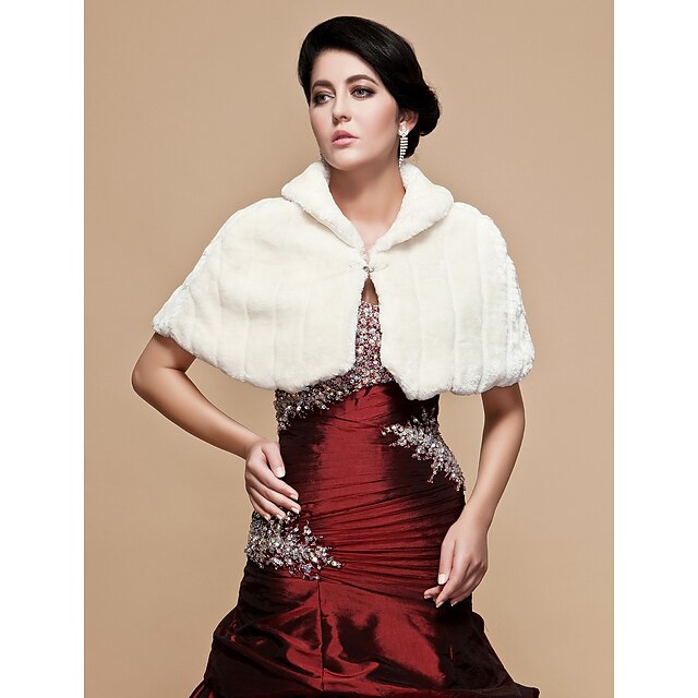  Capelets Feather / Fur Wedding / Party Evening Wedding  Wraps / Fur Wraps With