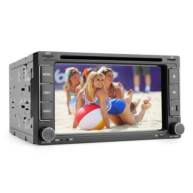  Android 6.2 Inch 2Din Car DVD Player with GPS, TV, Wifi, 3G