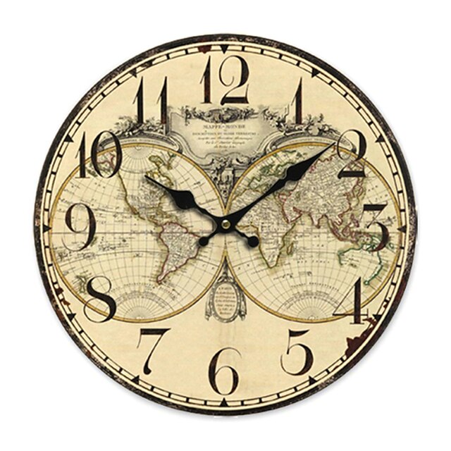  Země světa nástěnné hodiny