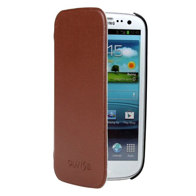  Litchi Grain PU Leather Case with Stand for Samsung Galaxy S3 I9300 (Assorted Colors)