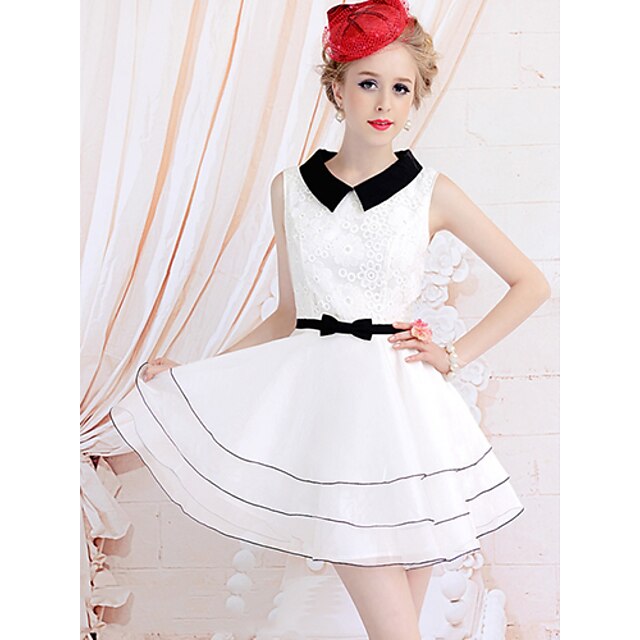  White Dress - Sleeveless All Seasons Vintage White