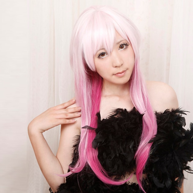  Cosplay Pruiken Cosplay Inori Yuzuriha Anime Cosplaypruiken 50 CM Hittebestendige vezel Dames