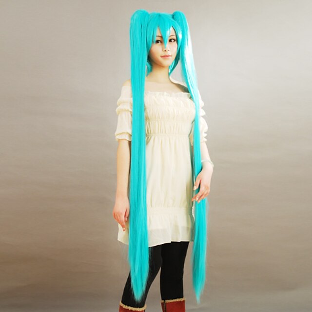  Vokaloid Hatsune Miku Herre Dame 60 tommers Anime Cosplay-parykker