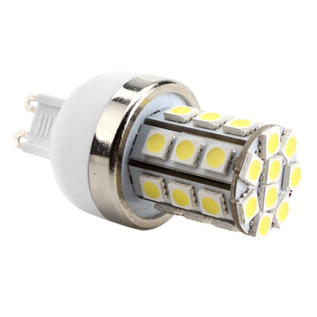  LED-kolbepærer 6000 lm G9 T 30 LED Perler SMD 5050 Naturlig hvid 220-240 V