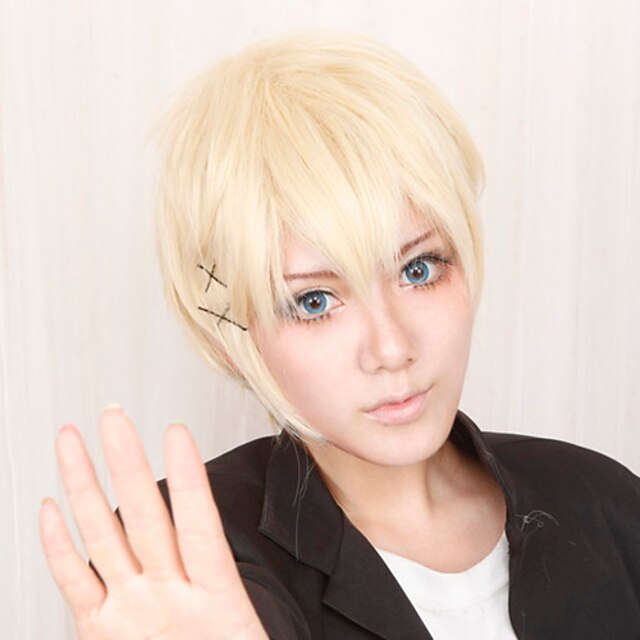  Cosplay Wigs Inu x Boku SS Banri Watanuki Anime Cosplay Wigs 30 CM Heat Resistant Fiber Men's