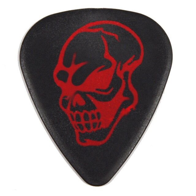  NNPICK - (CSA-5) композитного пластика стандартной формы Guitar / Bass Picks/72-pack (Red Skull-дизайн)