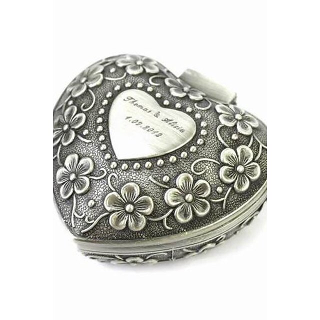  Women's Jewelry Boxes Tin Alloy Classic Vintage Fashion Wedding Anniversary Daily