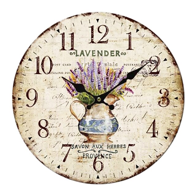  Country Floral Wall Clock