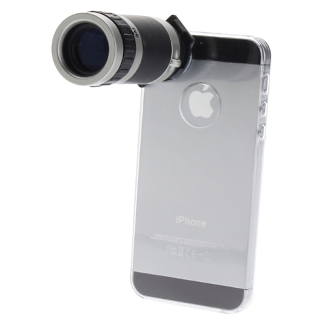  6x optisk zoom linse kamera teleskop for iphone 5 mobiltelefon linse