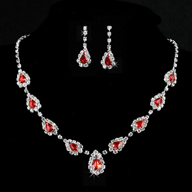  Gioielli Set Per donna Anniversario / Matrimonio / Fidanzamento / Compleanno / Regalo / Festa / Occasioni speciali Parure di gioielliLega