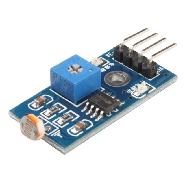  6495 photoresistor Modul senzor de lumină pentru auto inteligent (negru & albastru)