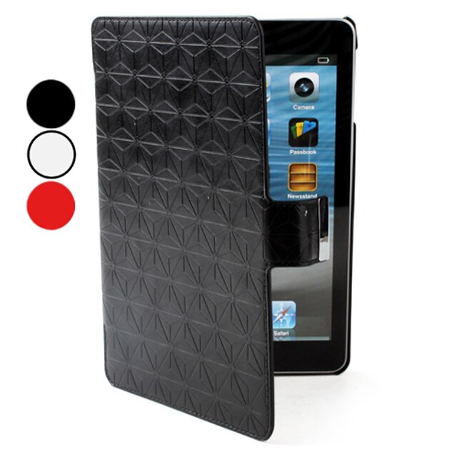  PU-Läderfodral med Stativ för iPad mini (Blandade färger)