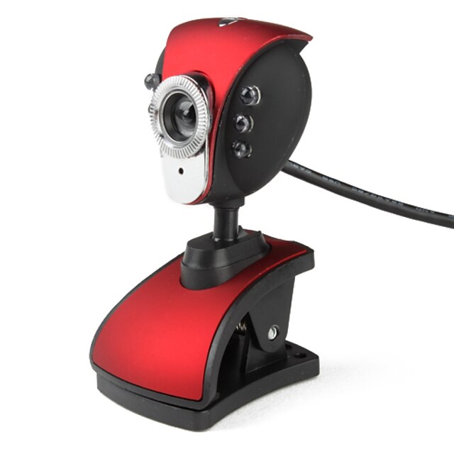  Pheonix a 6 LED 5.0 ​​Megapixel USB 2.0 clip-on webcam PC Camera con microfono