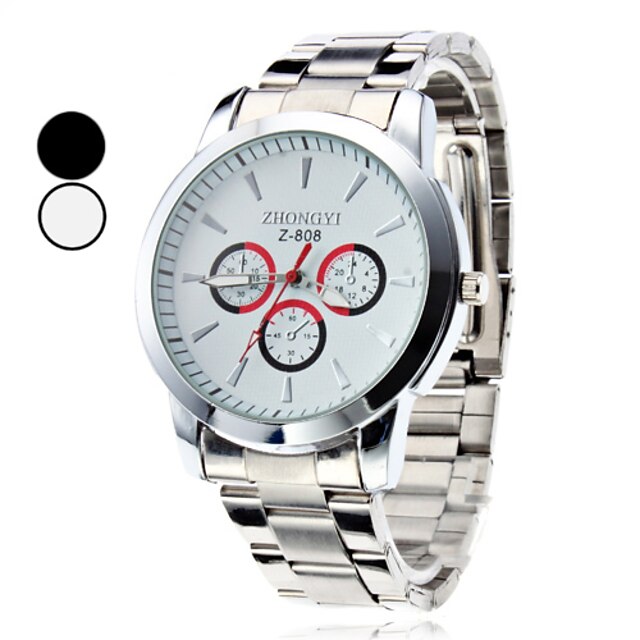  Men's Wrist Watch Hot Sale Alloy Band Charm / Dress Watch Silver