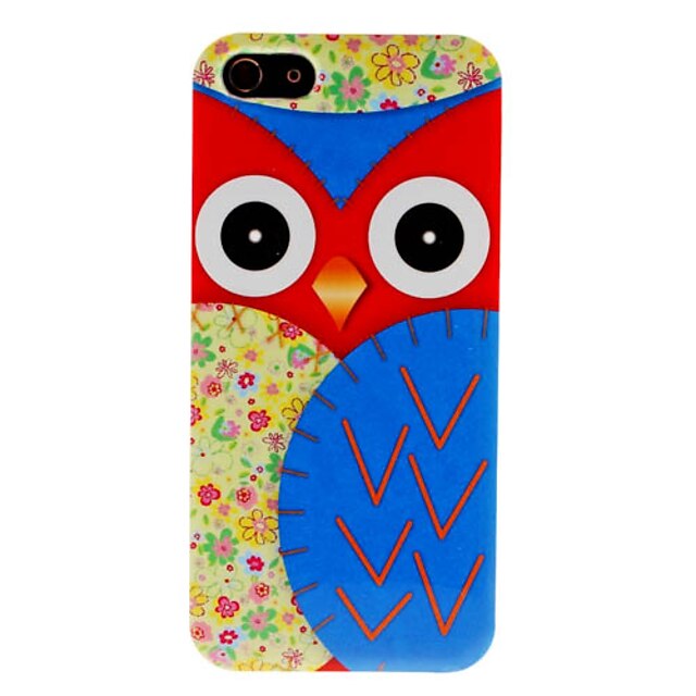  Big Owl Pattern Hard Case for iPhone 5/5S