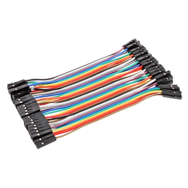  dupont draht weiblich zu weiblich kabel linie 40p-40p testlinien stecker (10 cm)