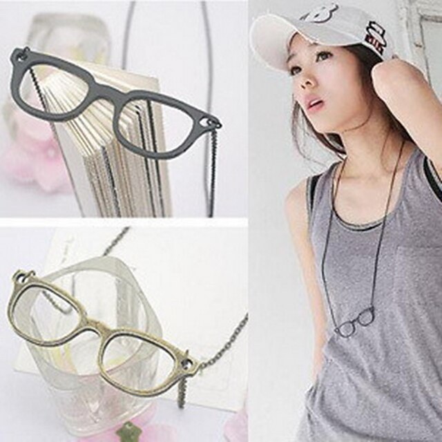  απλά γυαλιά γυναικών vintage κολιέ