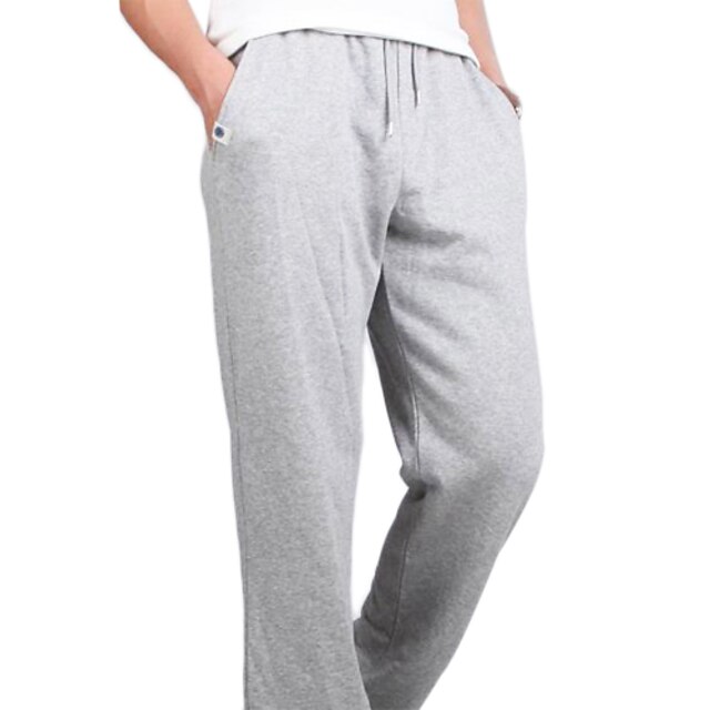  Lazer AKLH Esportes calças de algodão (Gray)