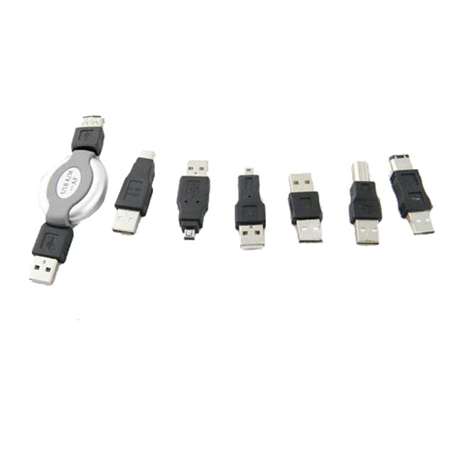  USB maschio a 1394 6-pin femmina